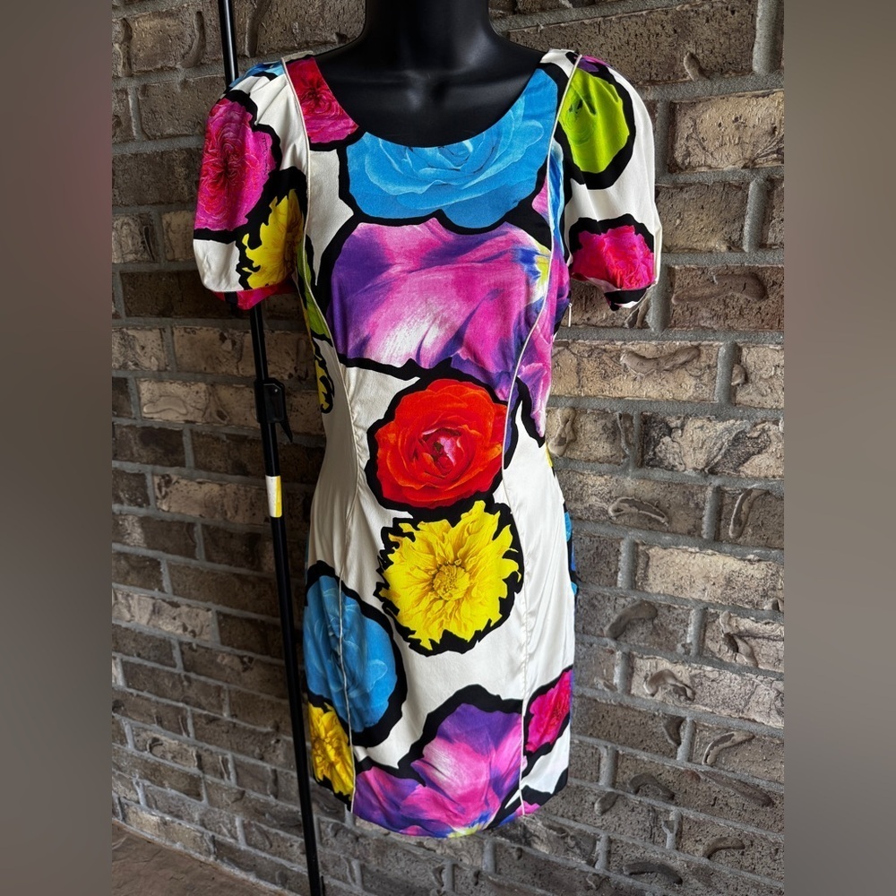 Roberto Cavalli NWT Floral Print Dress IT 40 (US 4–6) – Rare Style RPT910 SS908 - Picture 6 of 12